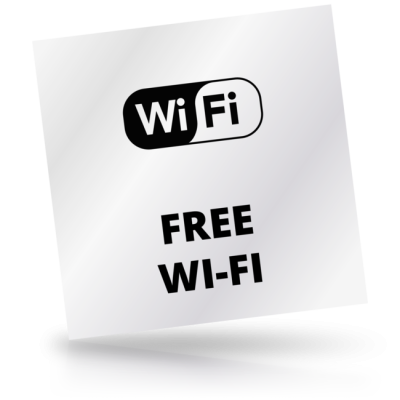 Free Wi-Fi 02 - čtvercové označení