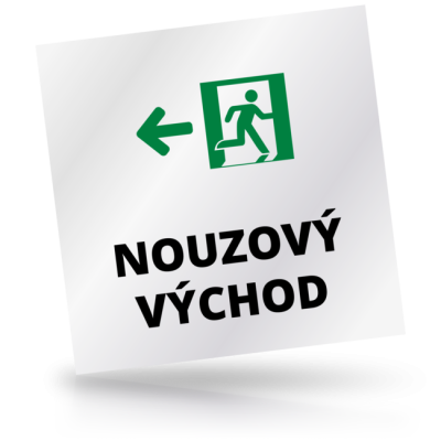 Nouzový východ 02 - čtvercové označení