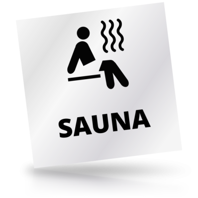 Sauna - čtvercové označení