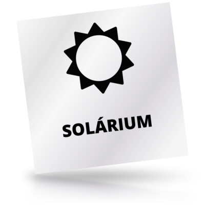 Solárium - čtvercové označení