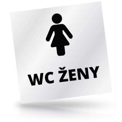 WC ženy - čtvercové označení