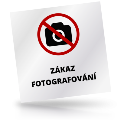 Zákaz fotografování - čtvercové označení