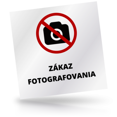 Zákaz fotografovania - čtvercové označení