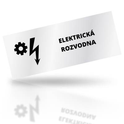 Elektrická rozvodna - obdelníkové označení
