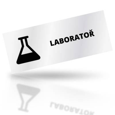 Laboratoř - obdelníkové označení