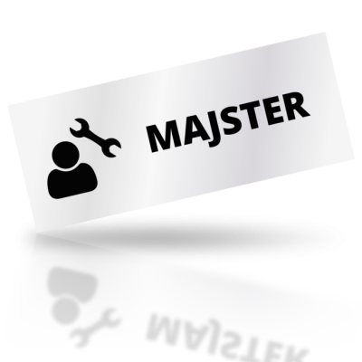 Majster - obdelníkové označení