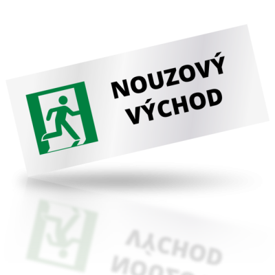 Nouzový východ 05 - obdelníkové označení