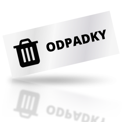 Odpadky 02 - obdelníkové označení