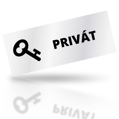 Privát 02 - obdelníkové označení