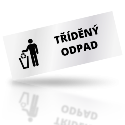Tříděný odpad 02 - obdelníkové označení