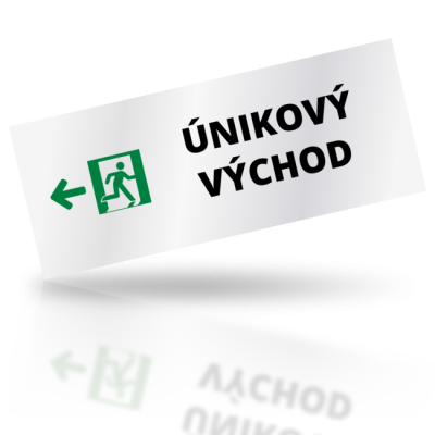 Únikový východ 02 - obdelníkové označení