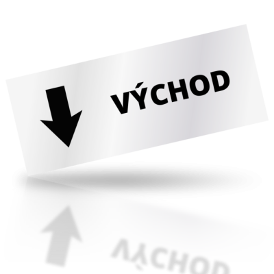 Východ 04 - obdelníkové označení