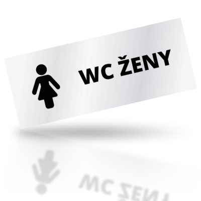 WC ženy - obdelníkové označení