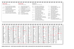 Možnost přidání stránky do kalendáře pro rok 2024 - ukázka výpisu slovenských státních svátků a slovenských jmenin