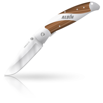 Albín - kapesní nůž značený jménem