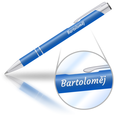 Bartoloměj - kovová propiska se jménem