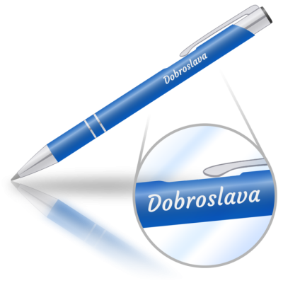 Dobroslava - kovová propiska se jménem