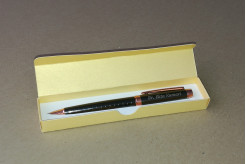 Dárkové pero s vlastním textem v papírové krabičce - zlaté provedení
