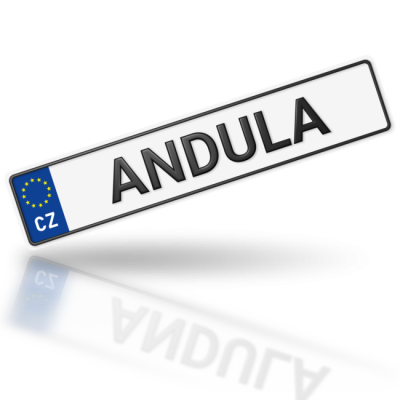ANDULA - imitace značky auta