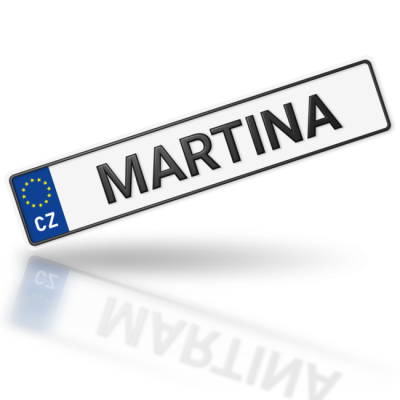 MARTINA - imitace značky auta