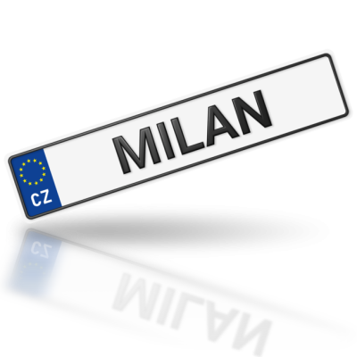 MILAN - imitace značky auta