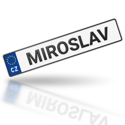 MIROSLAV - imitace značky auta