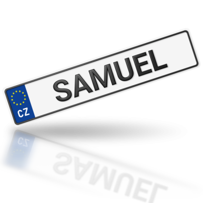 SAMUEL - imitace značky auta