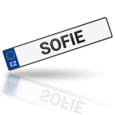 SOFIE - imitace značky auta
