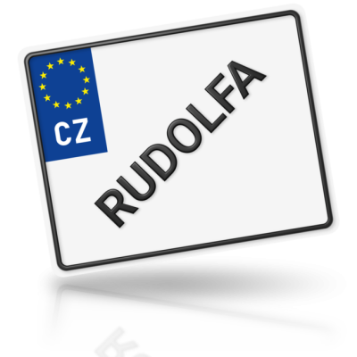RUDOLFA - imitace značky motorky