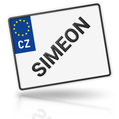 SIMEON - imitace značky motorky