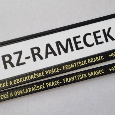 Rámeček registrační značky (SPZ)