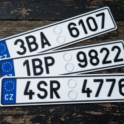 Imitace RZ/SPZ - s kódem státu
