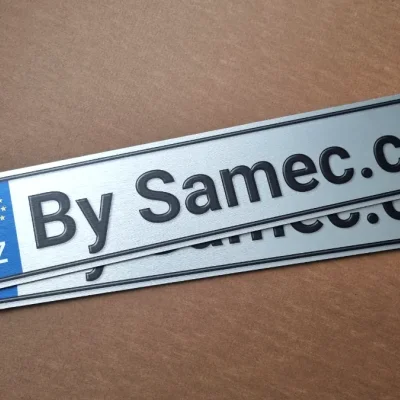 Imitace RZ/SPZ - parking- bond kartáčovaný