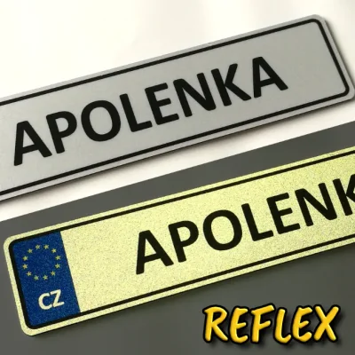 Imitace RZ/SPZ - s kódem státu