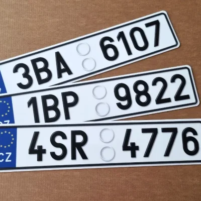 Imitace RZ/SPZ - s kódem státu