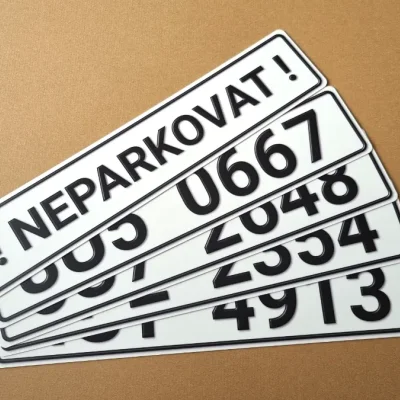 Imitace RZ/SPZ - parking- bond kartáčovaný