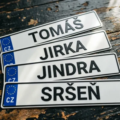 Imitace RZ/SPZ - s kódem státu
