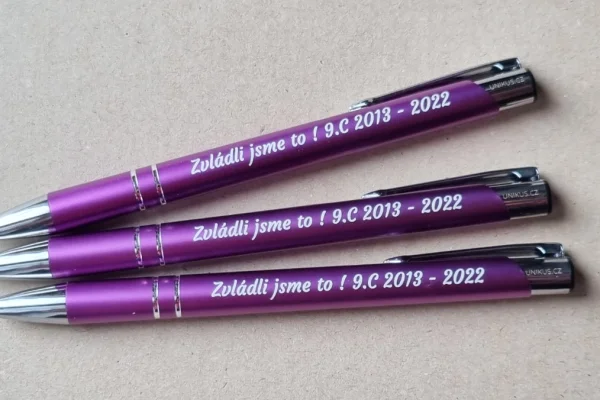 Ukázka realizací značení vlastním textem (samostatná on-line objednávka)