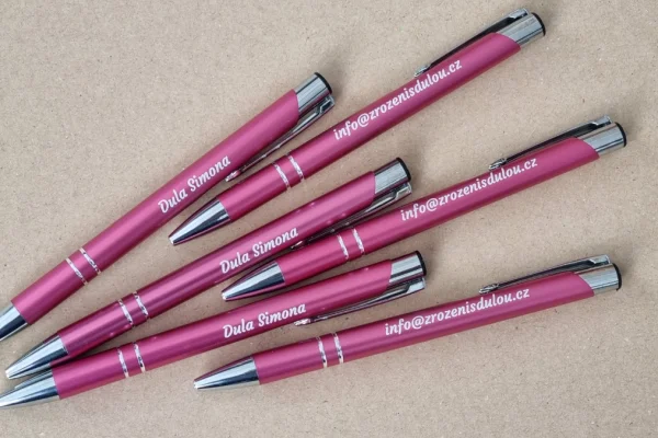 Ukázka realizací značení vlastním textem (samostatná on-line objednávka)