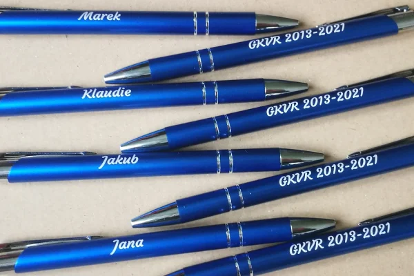 Ukázka realizací značení vlastním textem (samostatná on-line objednávka)