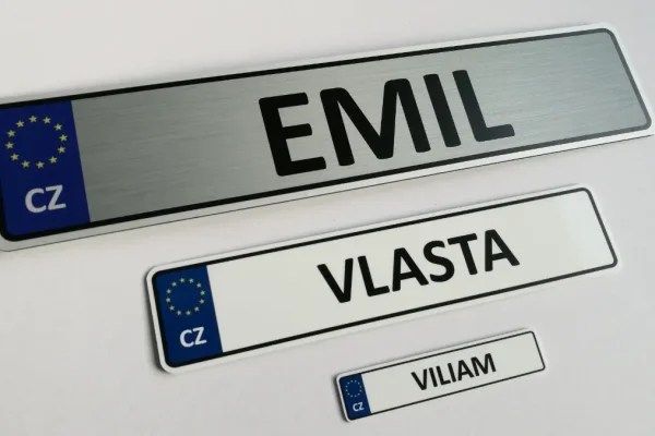 Ukázka realizací značení vlastním textem (samostatná on-line objednávka)