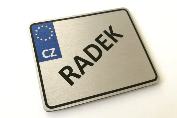 Ukázka realizací značení vlastním textem (samostatná on-line objednávka)