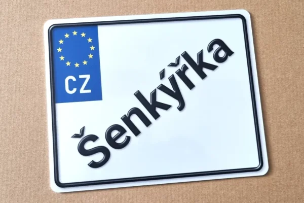 Ukázka realizací značení vlastním textem (samostatná on-line objednávka)