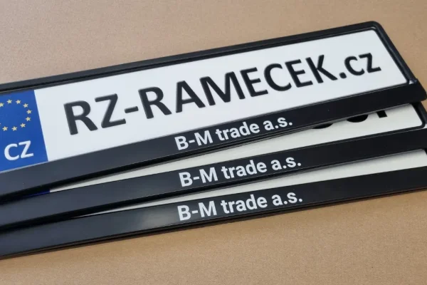 Ukázka realizací značení vlastním textem (samostatná on-line objednávka)