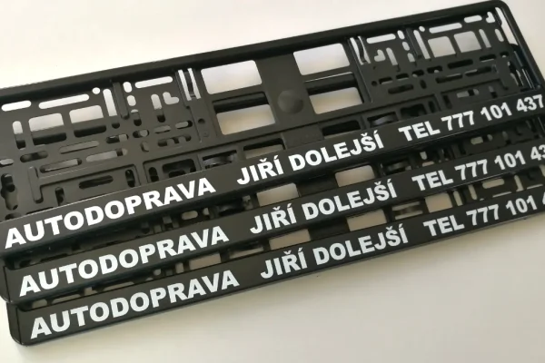 Ukázka realizací značení vlastním textem (samostatná on-line objednávka)