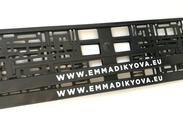 Ukázka realizací značení vlastním textem (samostatná on-line objednávka)