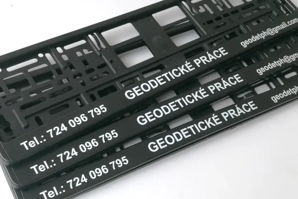 Ukázka realizací značení vlastním textem (samostatná on-line objednávka)