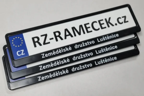 Ukázka realizací značení vlastním textem (samostatná on-line objednávka)