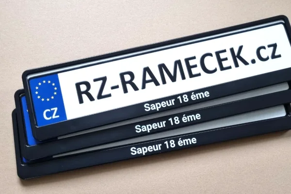 Ukázka realizací značení vlastním textem (samostatná on-line objednávka)