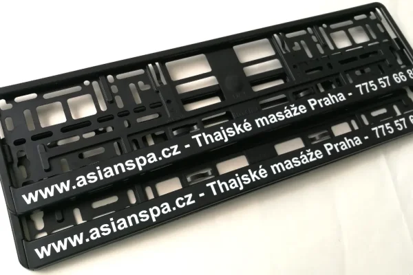 Ukázka realizací značení vlastním textem (samostatná on-line objednávka)